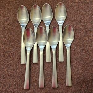 Vintage IKEA 365+ Flatware Collection Designed by Nicolas Cortolezzis 8 Spoons